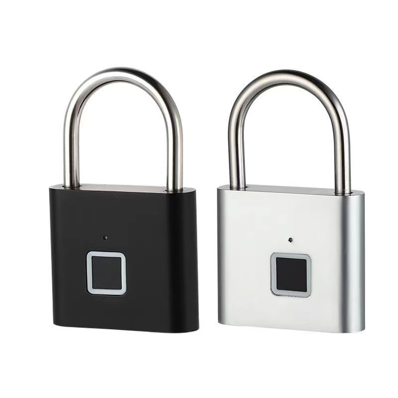Ổ Khóa Thông Minh Cảm Ứng Vân Tay Mini Sạc Cổng Usb Tiện Dụng