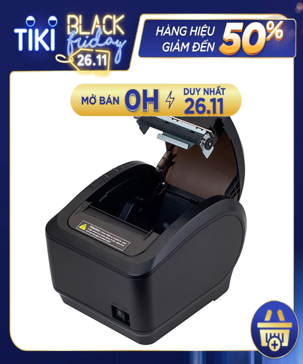 Máy in hóa đơn nhiệt Xprinter XP-K200U Hàng Chính Hãng