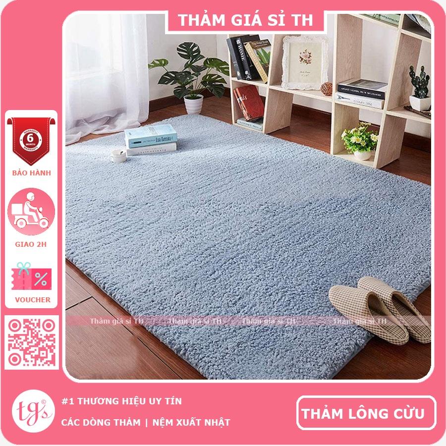 Thảm Lông Cừu Cao Cấp | Loại Đế Cao Su Dày | Thảm Trang Trí Phòng Khách - Phòng Ngủ - Thảm Trải Sofa - Thảm Dành Cho Bé