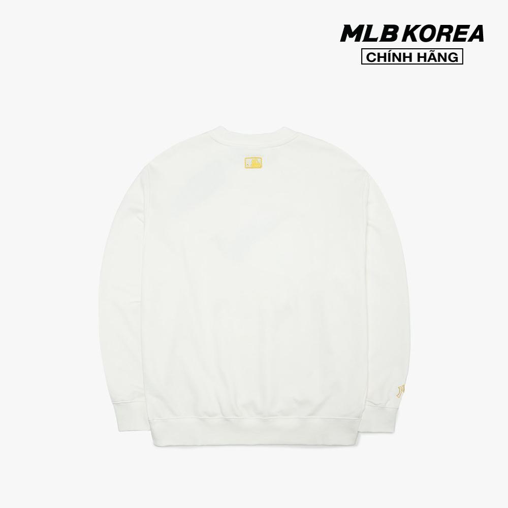 MLB - Áo sweatshirt tay dài phom suông Smile Overfit 3AMTN0424-50IVS