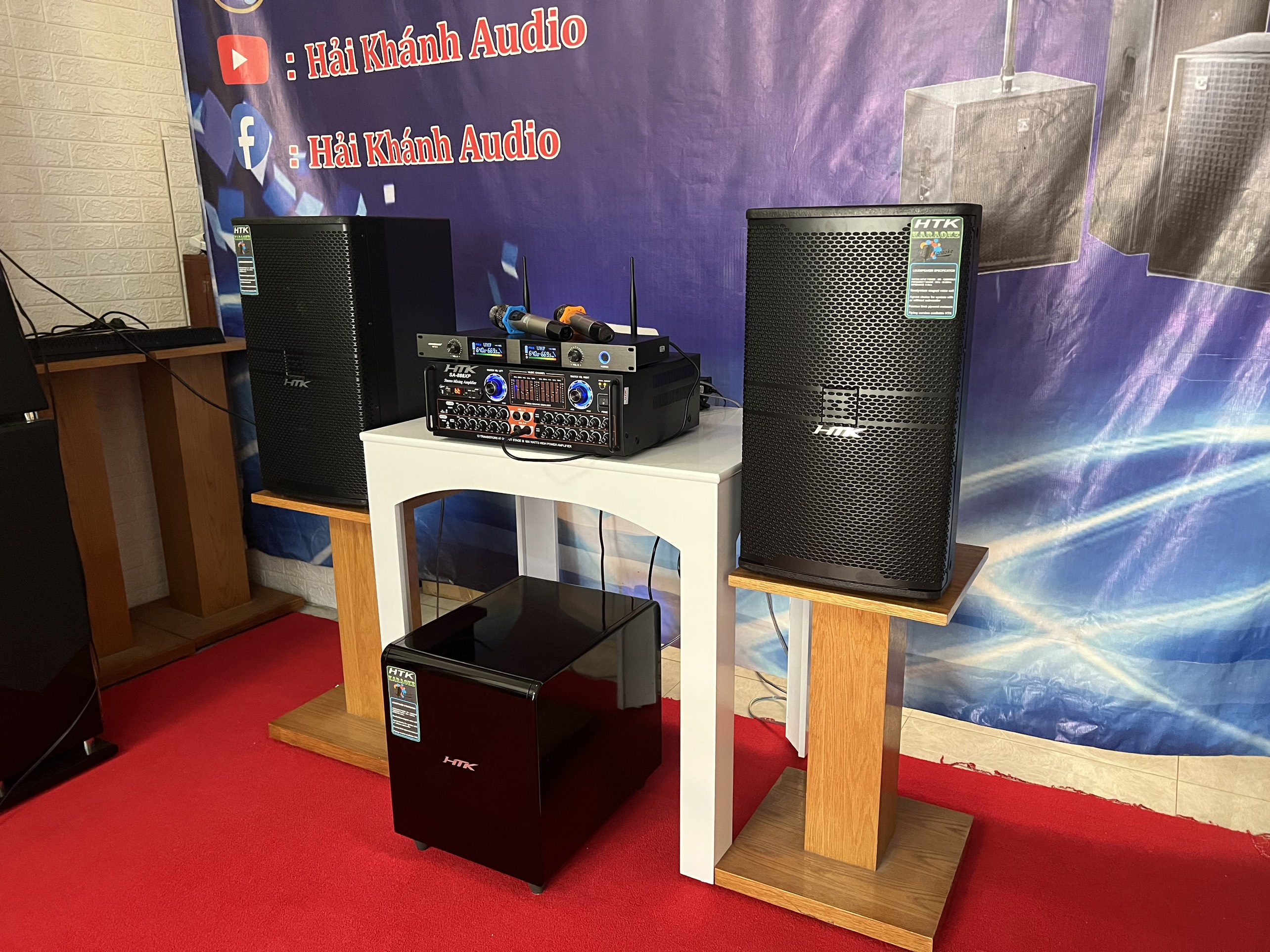 Dàn karaoke và nghe nhạc gia đình HTK - 7500 Cao cấp
