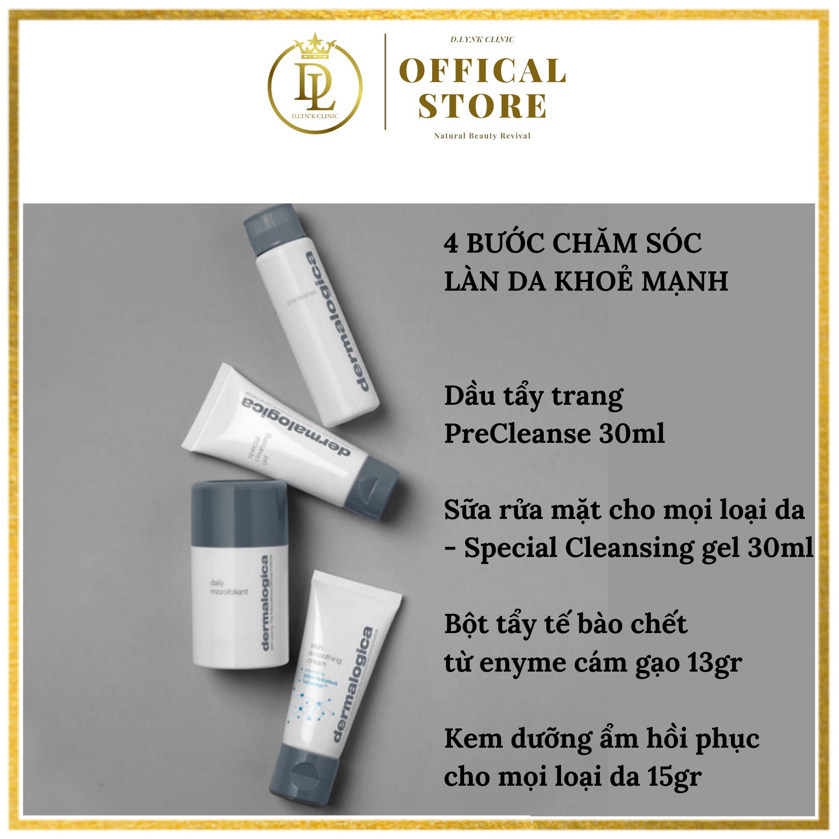 Bộ 4 sản phẩm bảo vệ sức khoẻ làn da dành cho mọi loại da