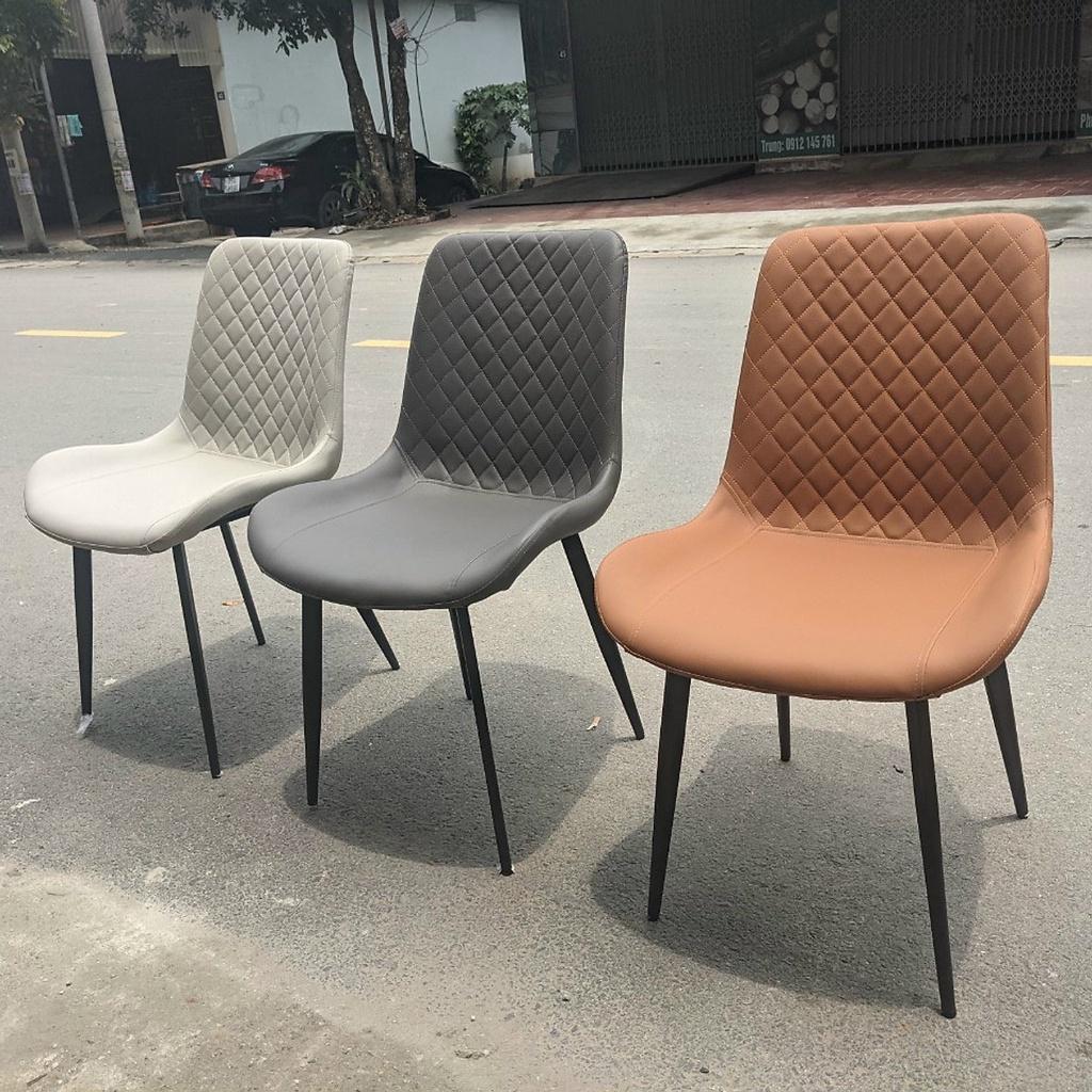 Bộ bàn ăn mặt đá Ceramic bóng chân chéo chữ X kết hợp ghế BÌNH LONG trám