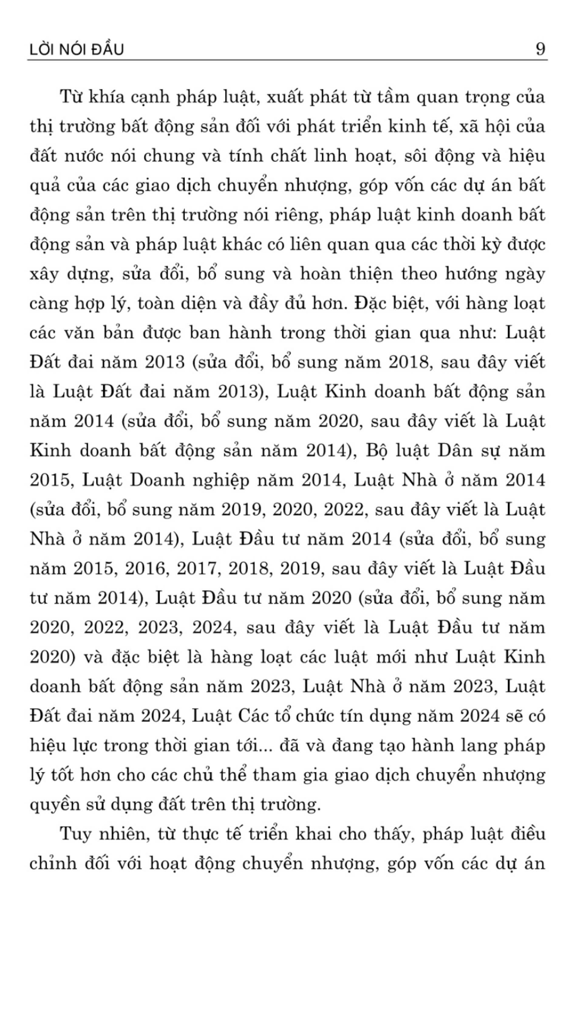 Pháp luật về chuyển nhượng, góp vốn các dự án bất động sản của doanh nghiệp kinh doanh bất động sản (Sách chuyên khảo)