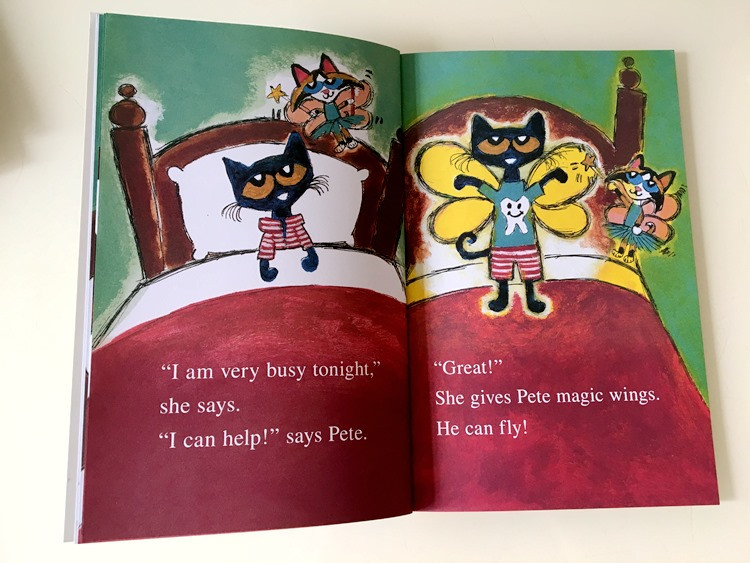 Pete The Cat bọc seal 24q nhập khẩu tặng kèm file nghe MP3