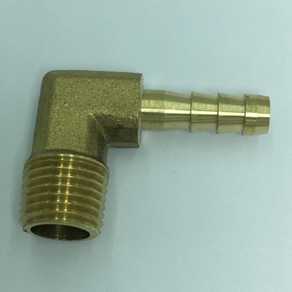 DN8 Brass Elbow Hose Connector Hose Connector, Male Thread