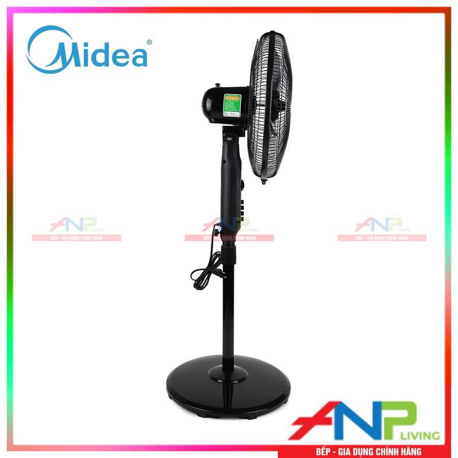 Quạt Đứng 5 Cánh Midea FS40-15Q - Hàng Chính Hãng