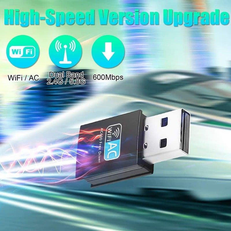 USB WIFI 5G 1200Mbps, Nâng cấp WiFi cho máy bàn laptop thu sóng 5Ghz dễ dàng, USB 3.0