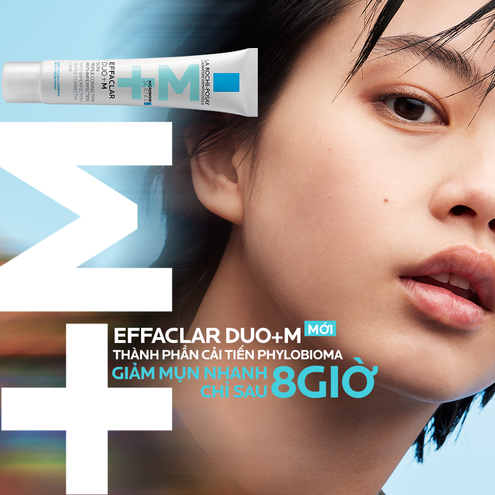 Kem dưỡng giảm mụn nhanh sau 8 giờ La Roche-Posay Effaclar Duo+ M 40ml