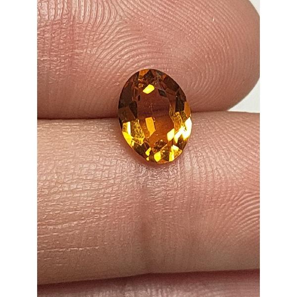 085  Đá citrine  lỗi cạnh