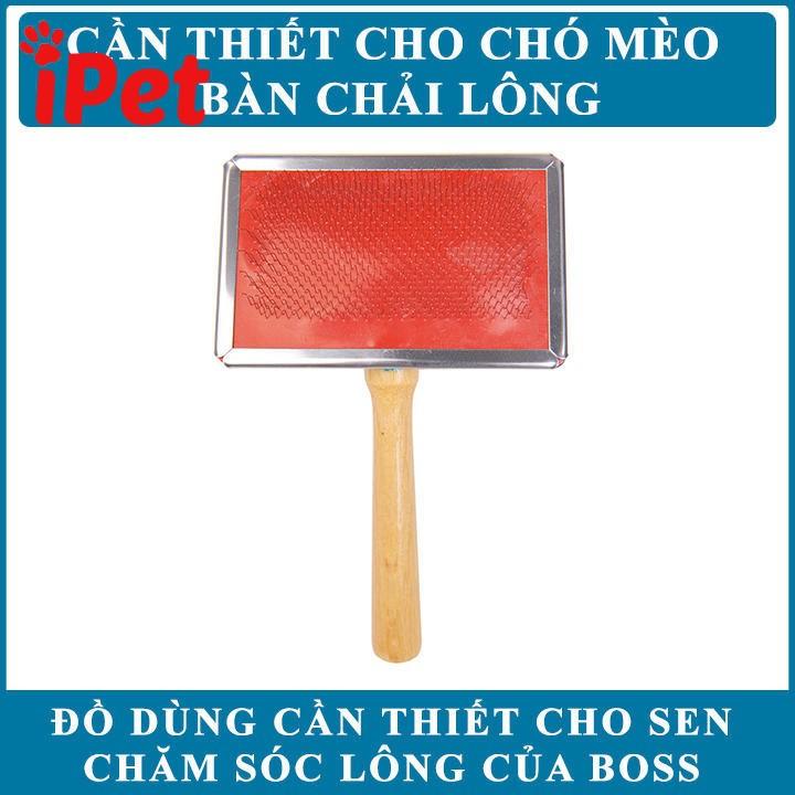 Lược Cán Gỗ Chải Lông Rối Cho Chó Mèo