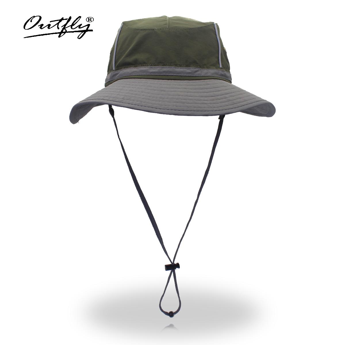 Oufly Mùa Hè Hat Màu Câu Cá Nón Nữ Nón Unisex Nam Ngư Dân Bảo Vệ Tia UV Nón phản Quang Str