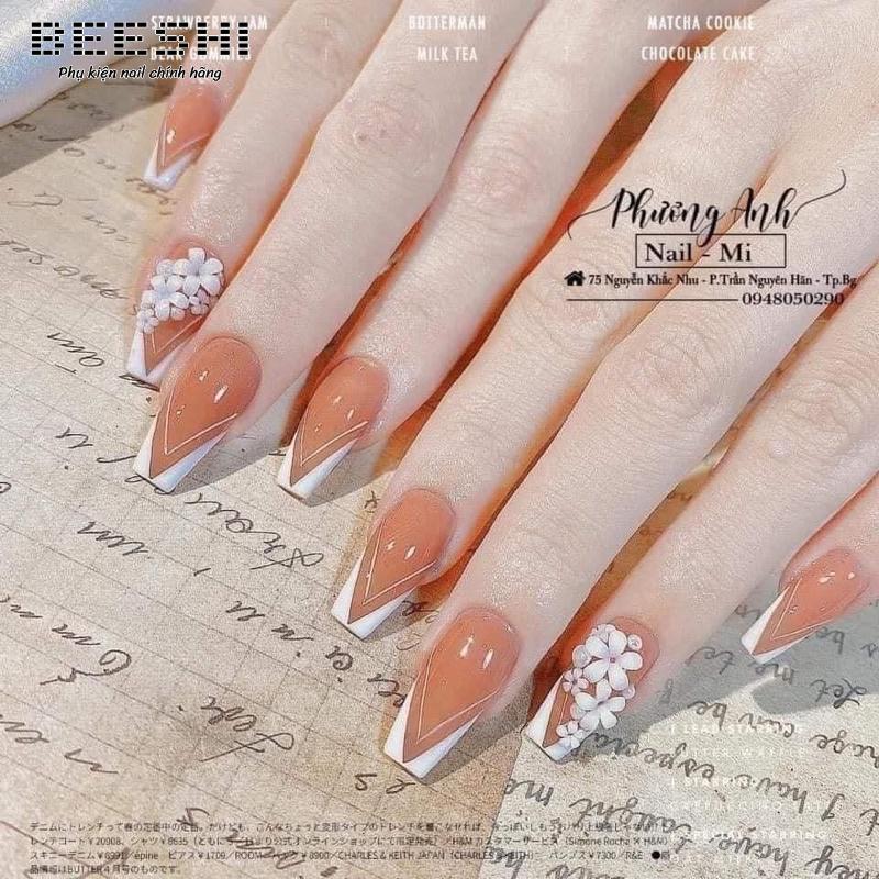 Sét hoa sứ beeshi shop nail phụ kiện trang trí móng