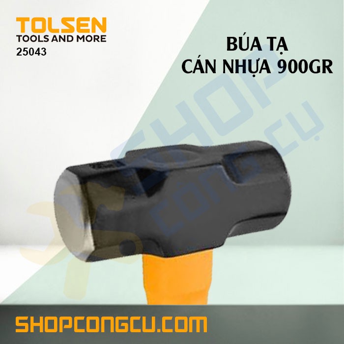 Búa tạ cán nhựa 900g Tolsen 25043