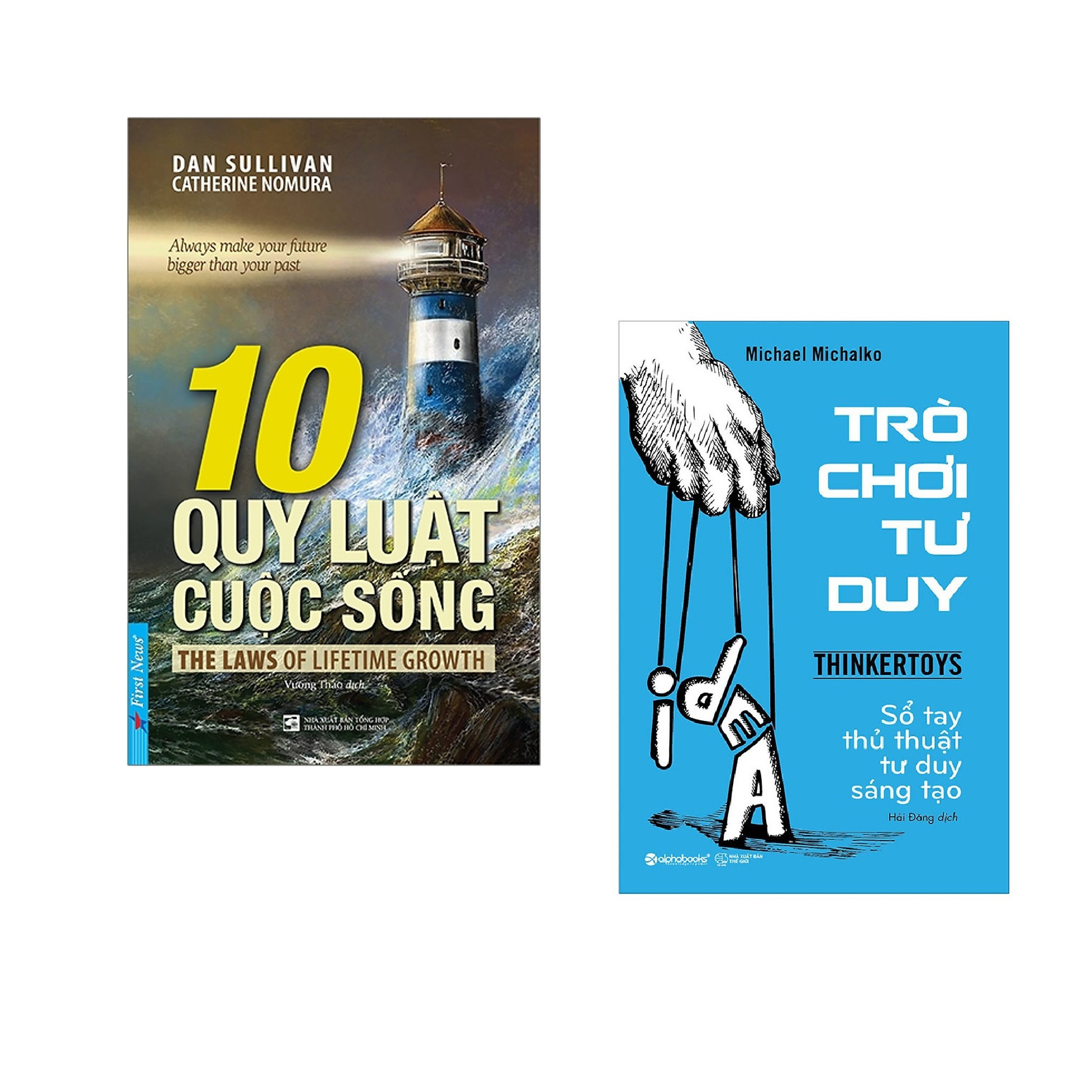 Combo 2 cuốn sách 10 Quy Luật Cuộc Sống   Trò chơi tư duy