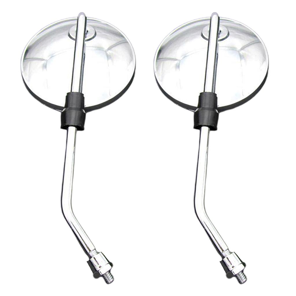 Universal 8mm Motorcycle Rear View Side Mirrors for Mountain Bike Dirt Bike ATV