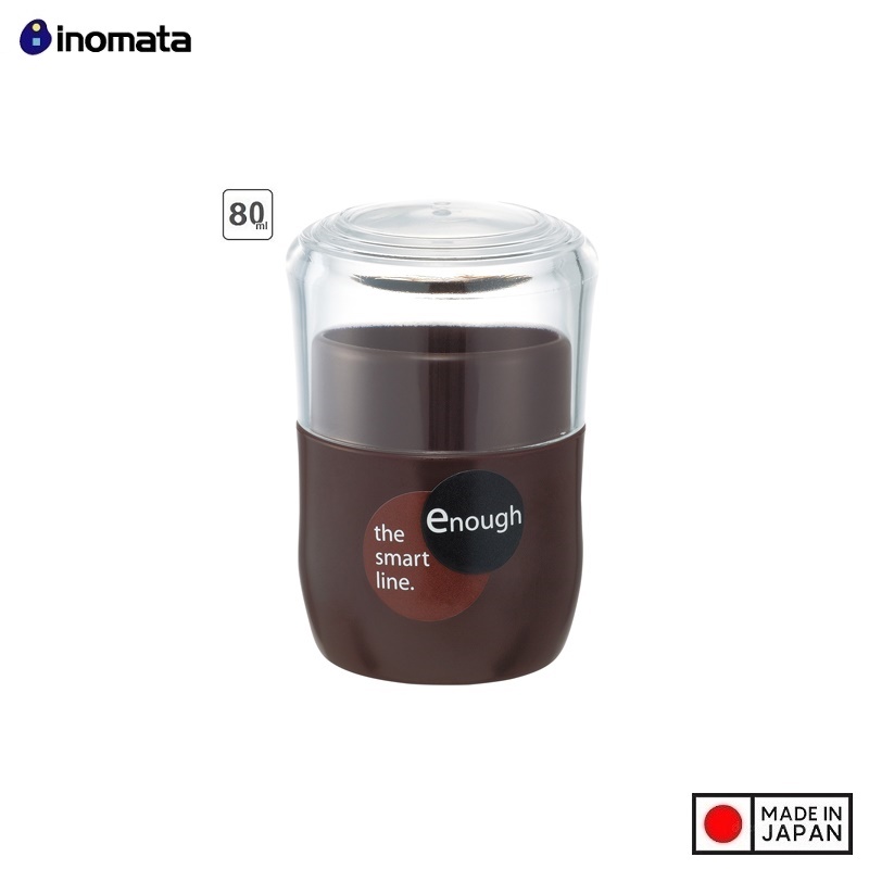 Lọ đựng tăm xỉa răng Inomata Enough 80ml - Hàng nội địa Nhật Bản