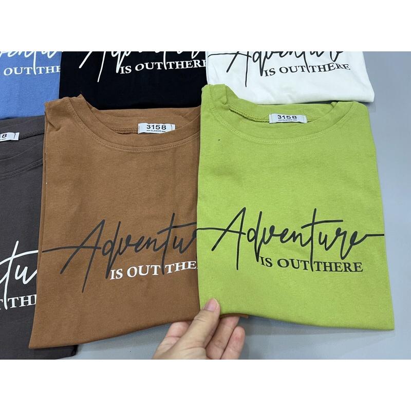 Áo phông tay lỡ 3158 siêu xinh chất cotton khô