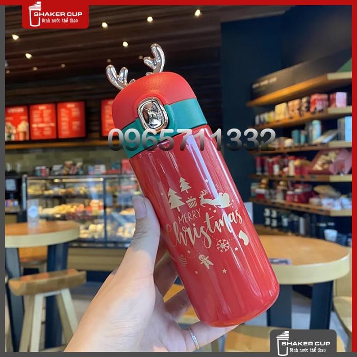 Bình giữ nhiệt Giáng Sinh Noel Tuần Lộc 350ml
