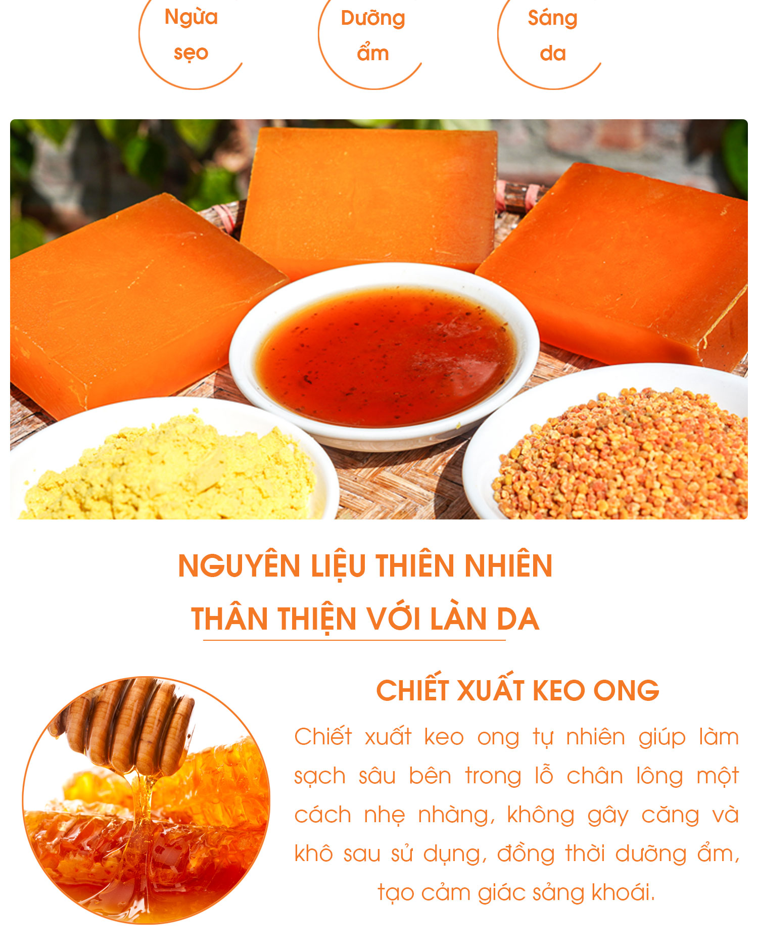 Set 3 bánh Xà bông tắm cạo râu Sinh Dược Mật ong giảm thâm sáng da dưỡng ẩm - 100% làm từ dược liệu thiên nhiên/ xà phòng handmade 100gr