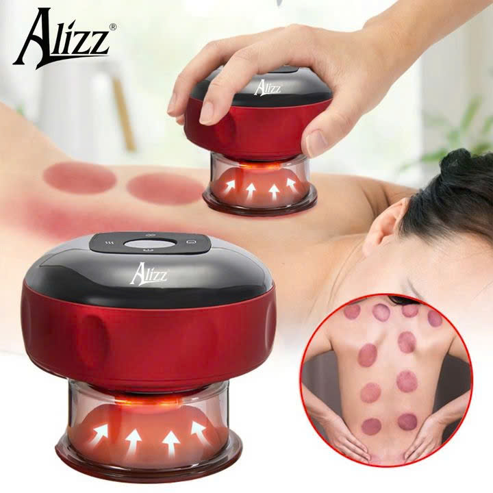 Máy Giác Hơi Cạo Gió Sạc Pin Alizz Al-11312 12 Chế Độ Tiện Lợi Dễ Sử Dụng