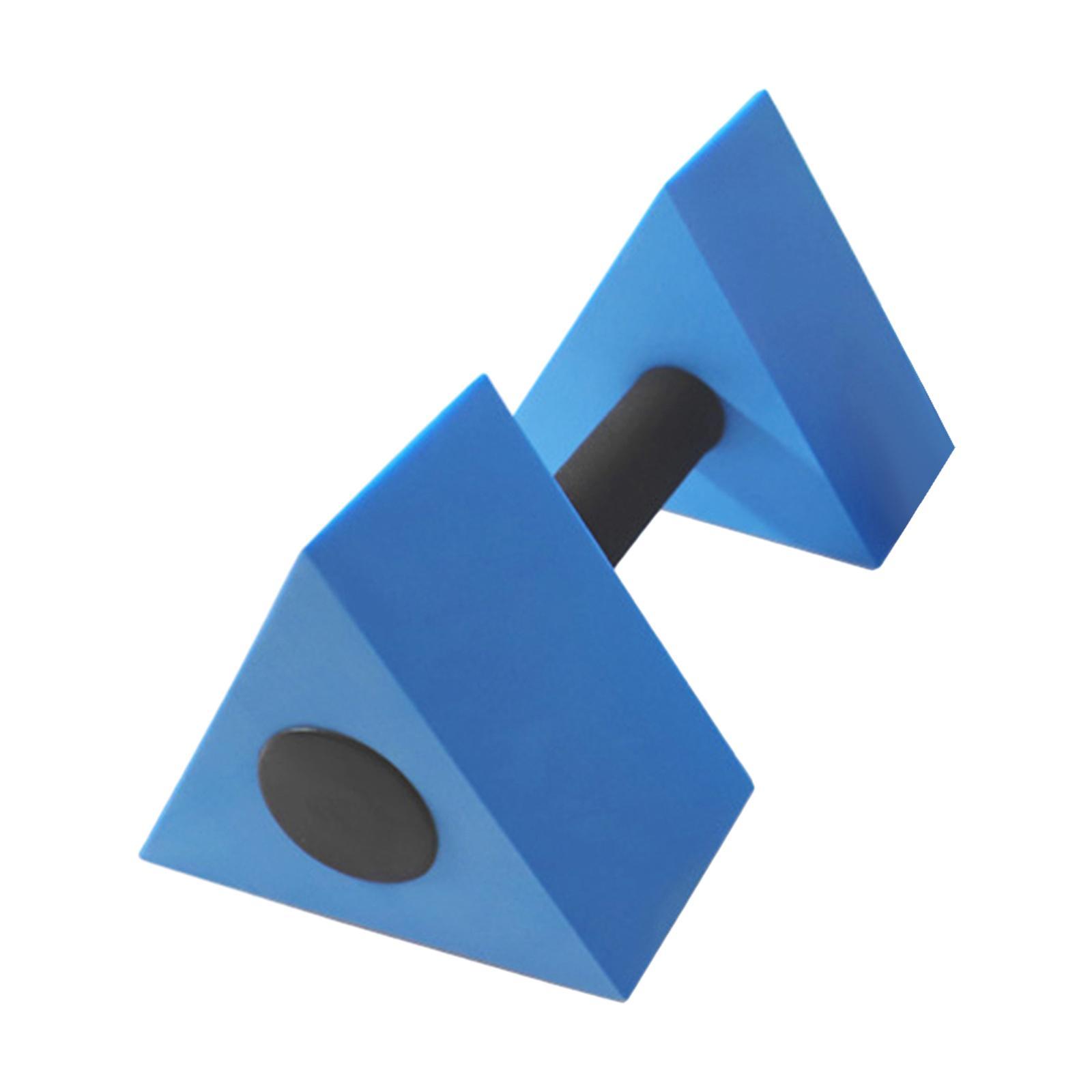 Aquatic Dumbbell Triangle Water Dumbbells EVA Aquatic Exercise Dumbbells High Buoyancy Swimming Barbell Hand Bar for Water Aerobics Workouts