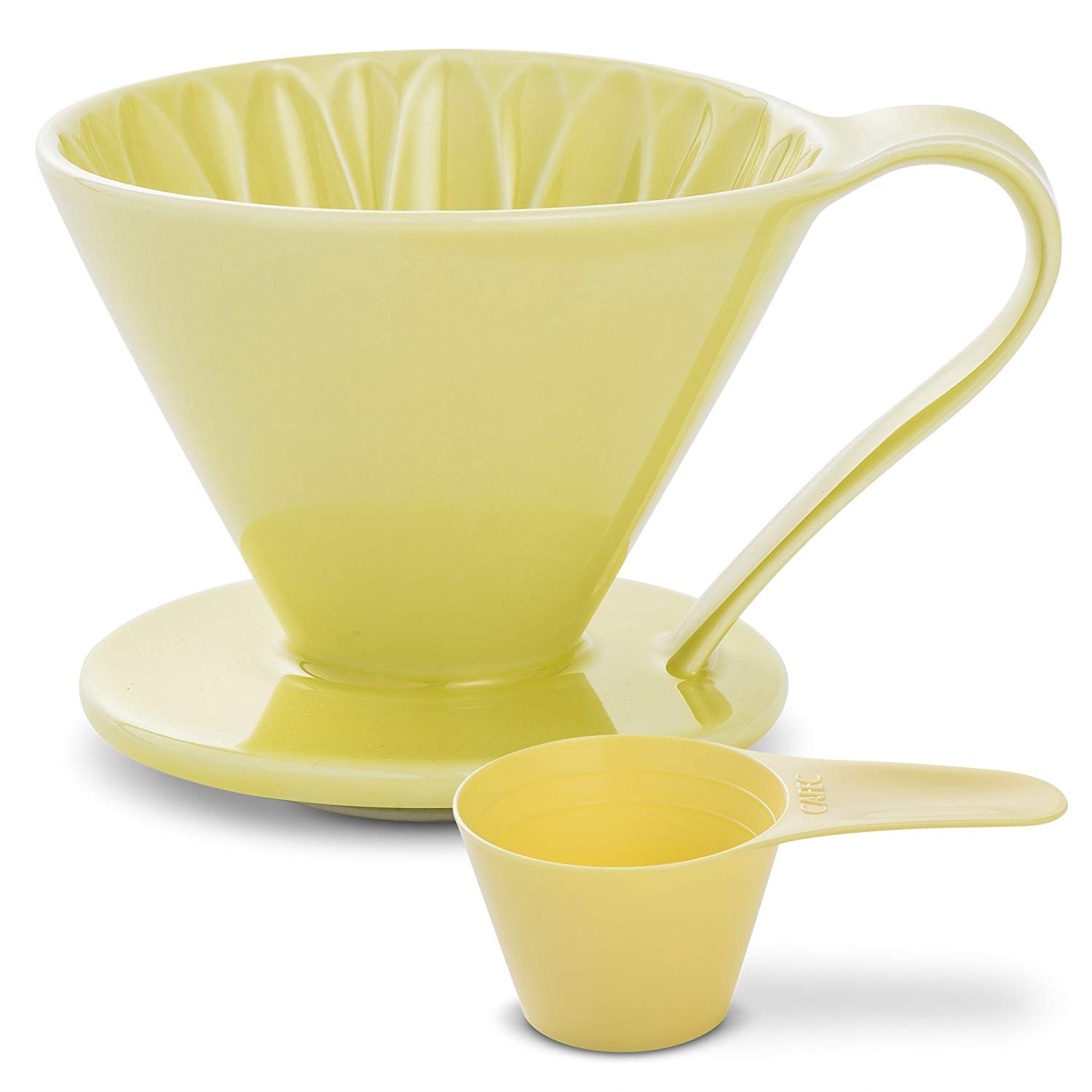 PHỄU PHA CÀ PHÊ CAFEC SANYO SANGYO V60 FLOWER DRIPPER – YELLOW