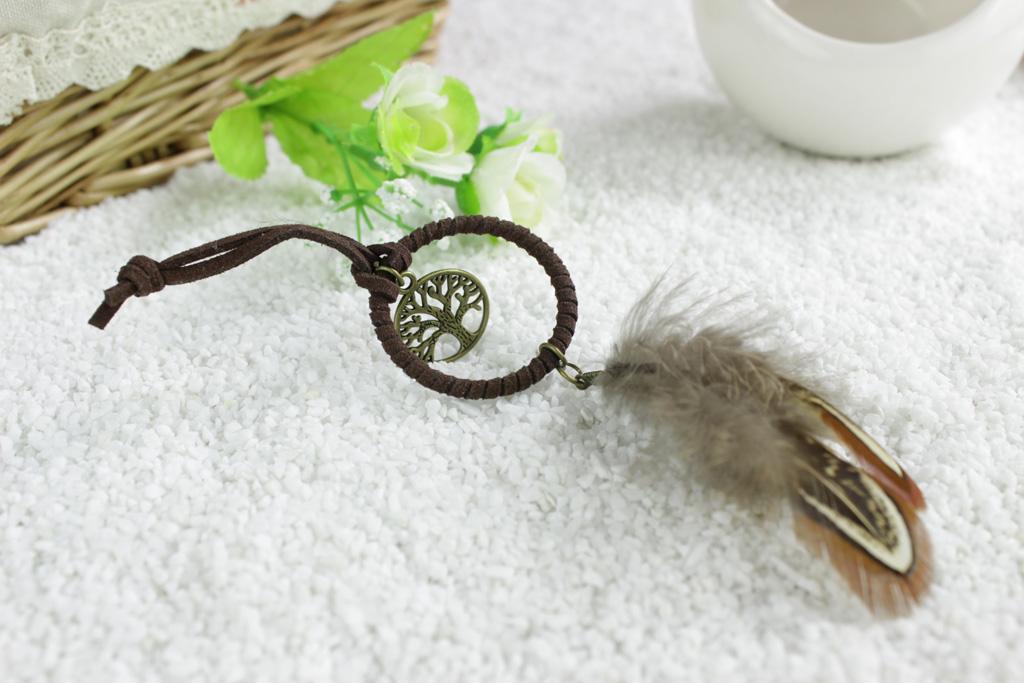 Handmade Dream Catcher Charm Pendant for Keyring Key Chain Car Hanging Decor