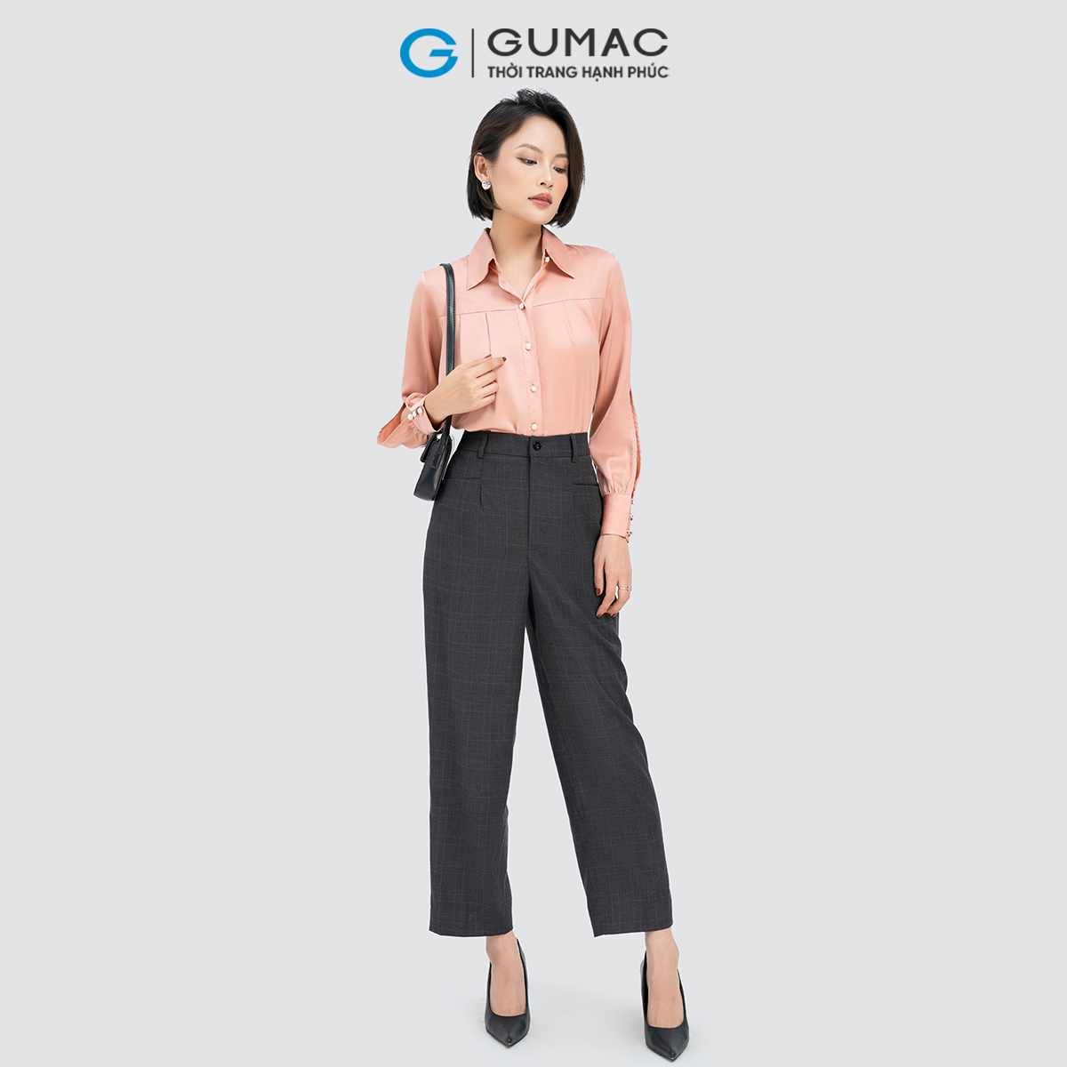 Quần ống đứng túi kiểu GUMAC QD04015