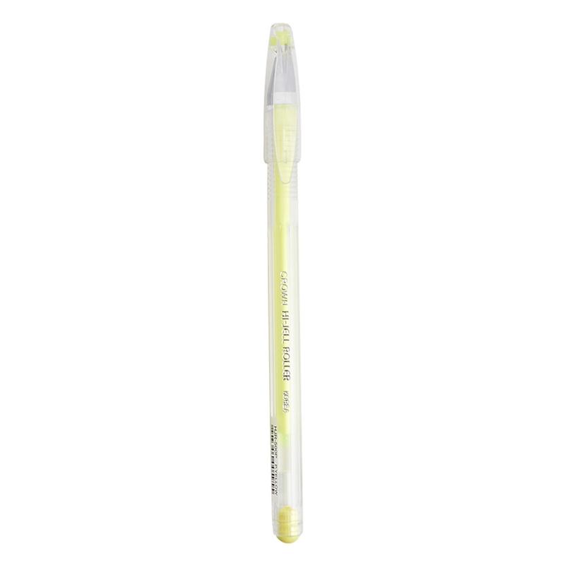 Bút Dạ Quang Crown HIR-500P - Mực Vàng