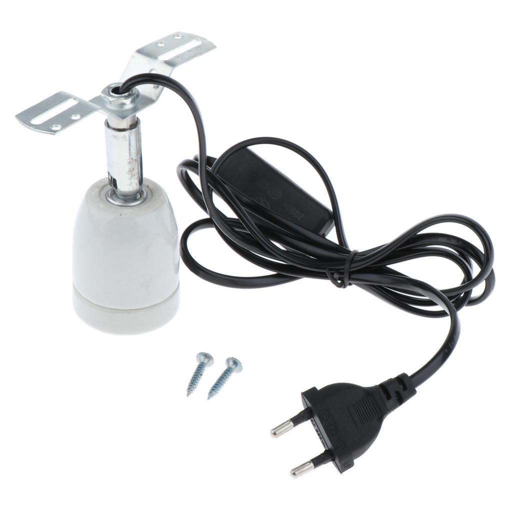 Lamp Fixture for Reptiles, Adjustable Turtle Habitat Heat Lamps Holder