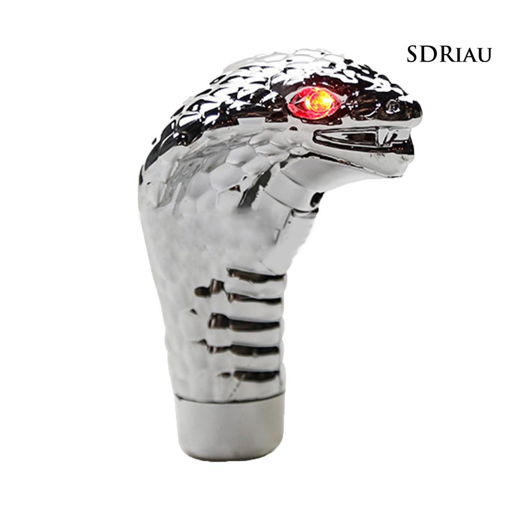 Đầu Cần Số Xe Hơi Hình Rắn Độc Đáo Kèm Đèn Led Tiện Dụng