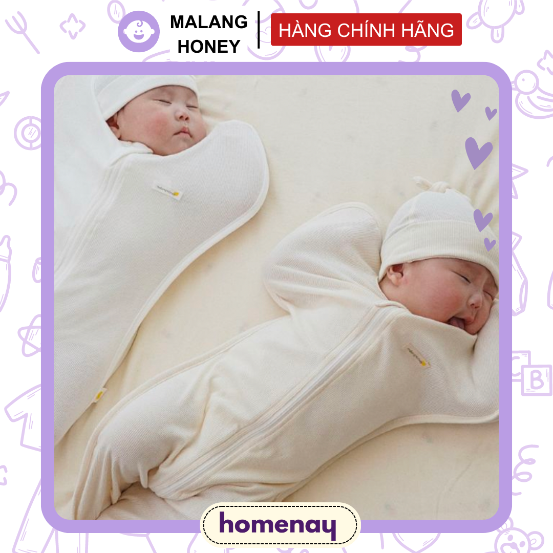 Nhộng chũn cho bé Malang Honey Vải Tre Bamboo và Vải Mesh lưới Hàn Quốc (Mẫu mới)