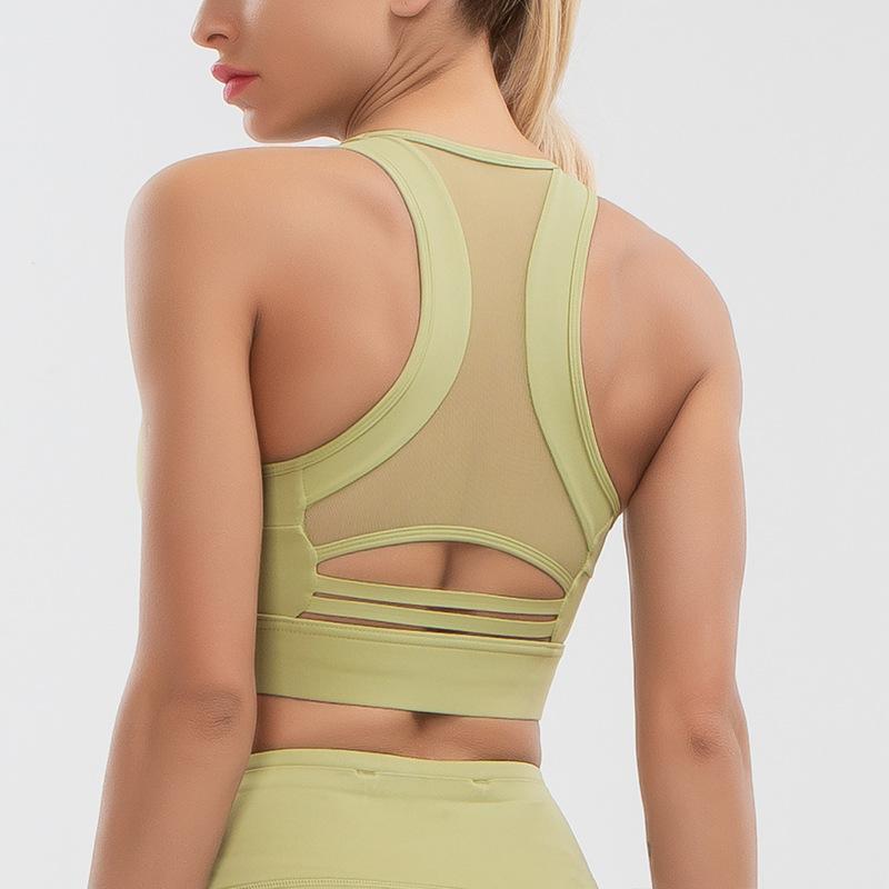 2021 Châu Âu Và Mỹ Mới Chạy Thể Thao Yoga Quần Lót Nữ Plus Kích Thước Đẩy Lên Làm Đẹp Lưng Thể Hình Chống Sốc Thể Thao áo Ngực