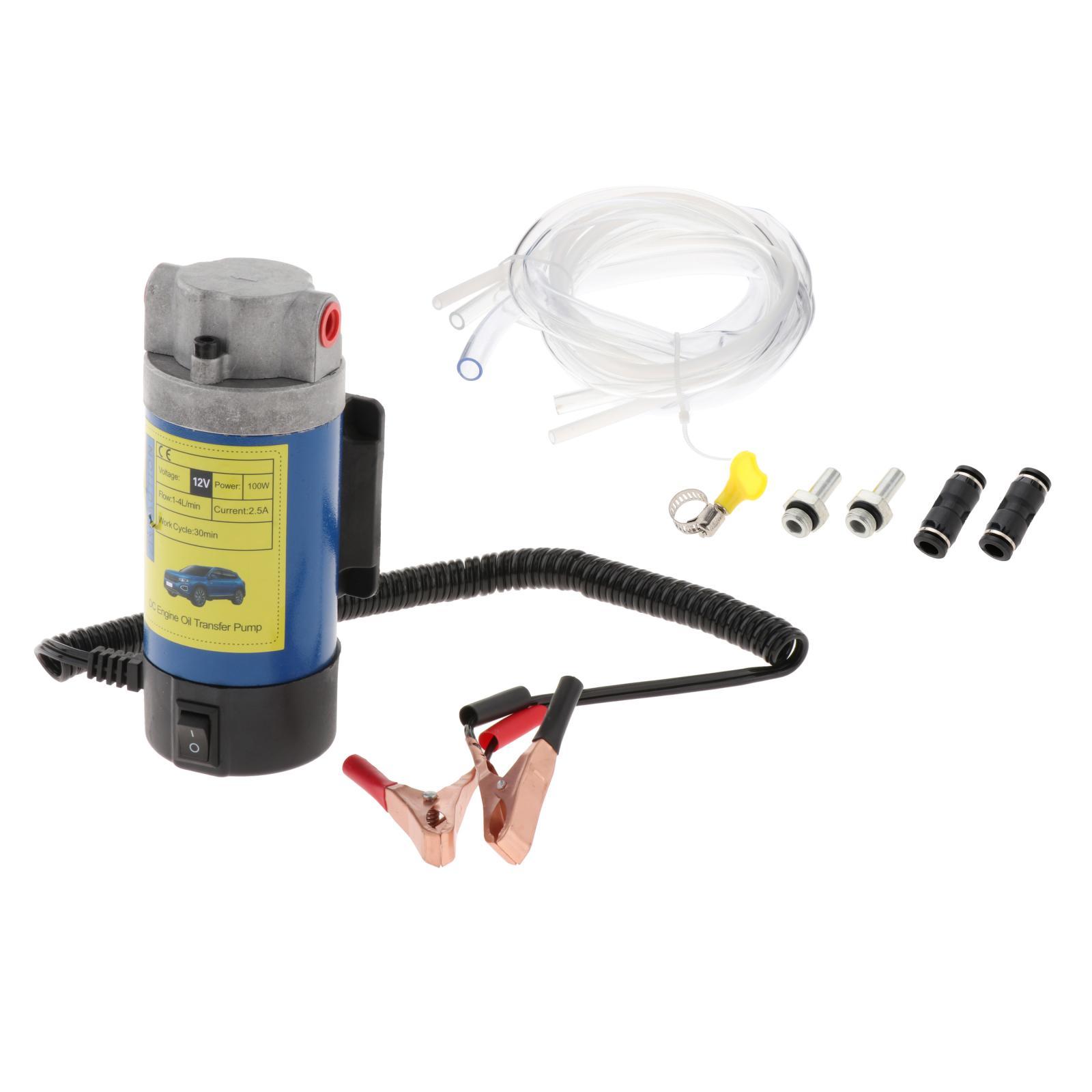 1 Set Electric Transfer Siphon Pump Suction Oil Fuel Siphon Fits for Adults