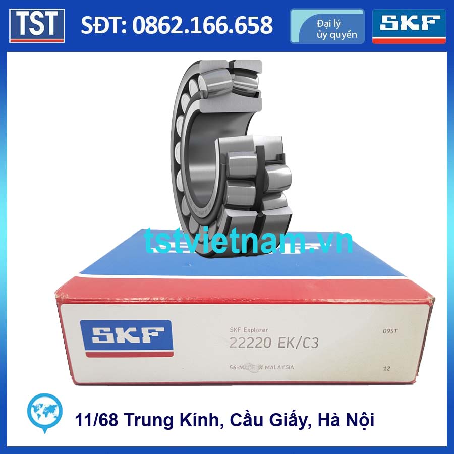 Vòng bi bạc đạn SKF 22220 EK/C3