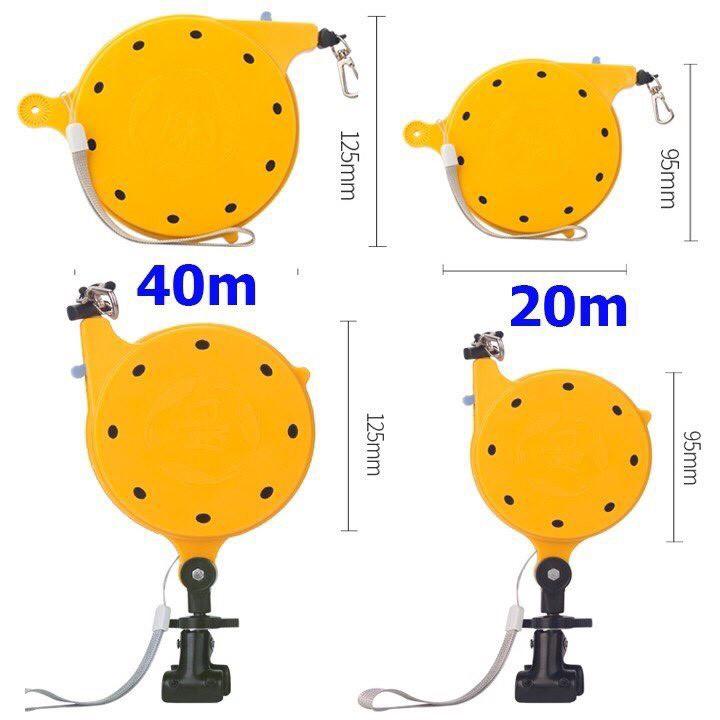 Dây bảo hiểm tự rút 2 màu 20m và 40m sản phẩm tốt 68