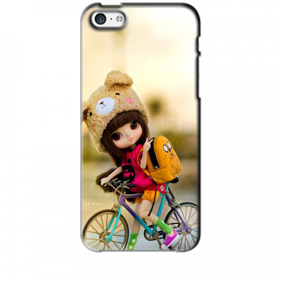 Ốp lưng dành cho điện thoại IPHONE 5C Baby anh Bicycle Mẫu 2