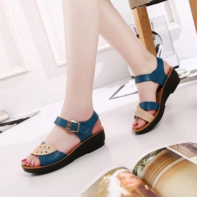 Dép sandal đi mưa 5cm DSD268 - Có sẵn