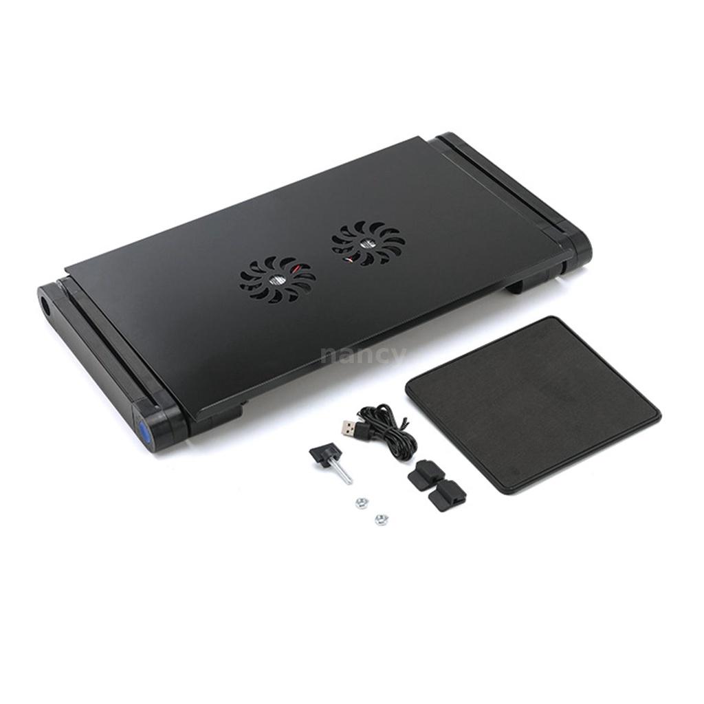 Giá Đỡ Laptop Có Quạt Tản Nhiệt Tùy Chỉnh Tiện Dụng Cho Văn Phòng / Nhà Ở