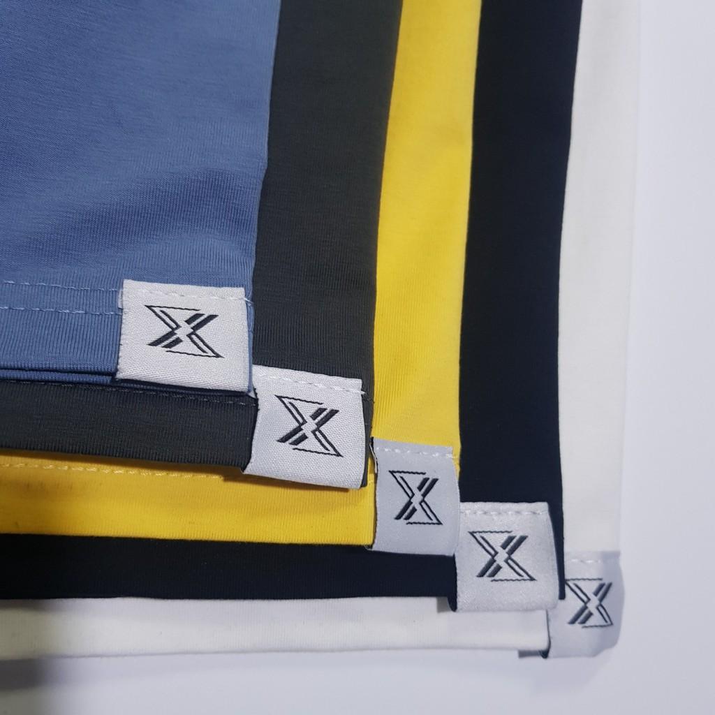 Áo thun nam mặt cười khóa miệng cotton co giãn 4 chiều X-WEAR
