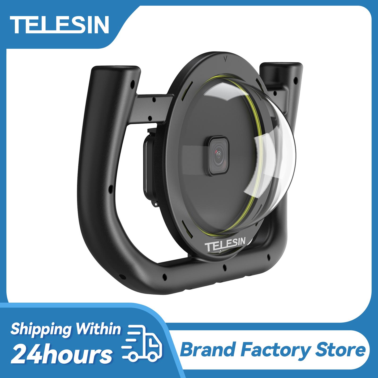 Telesin Waterproof Handheld Lặn Rig ổn định cho nhà ở máy ảnh dưới nước cho GoPro 11 Hero 5 6 7 8 9 10 11 Mái vòm hành động
