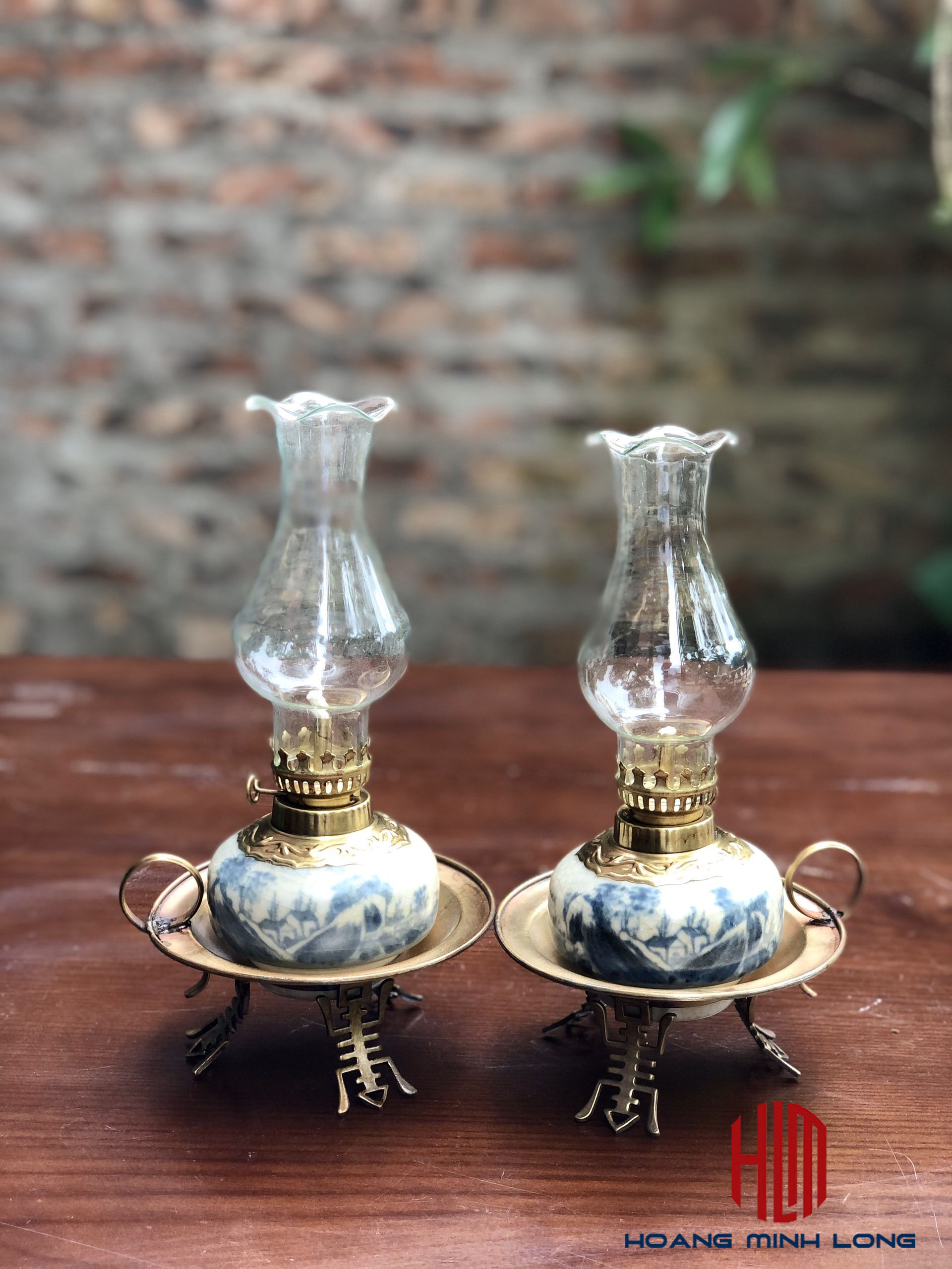 Đèn Đĩa Men Rạn Đắp Nổi Size 12Cm