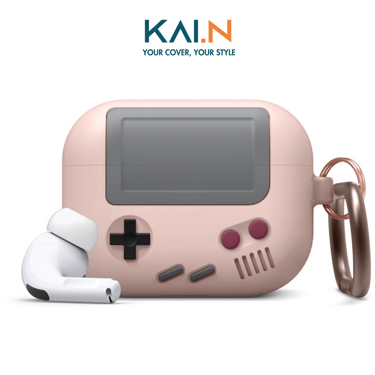 Case ốp cho Airpods Pro 2/ Airpods Pro/ Airpods 3 Kai.N Game Boy_ Hàng Chính Hãng