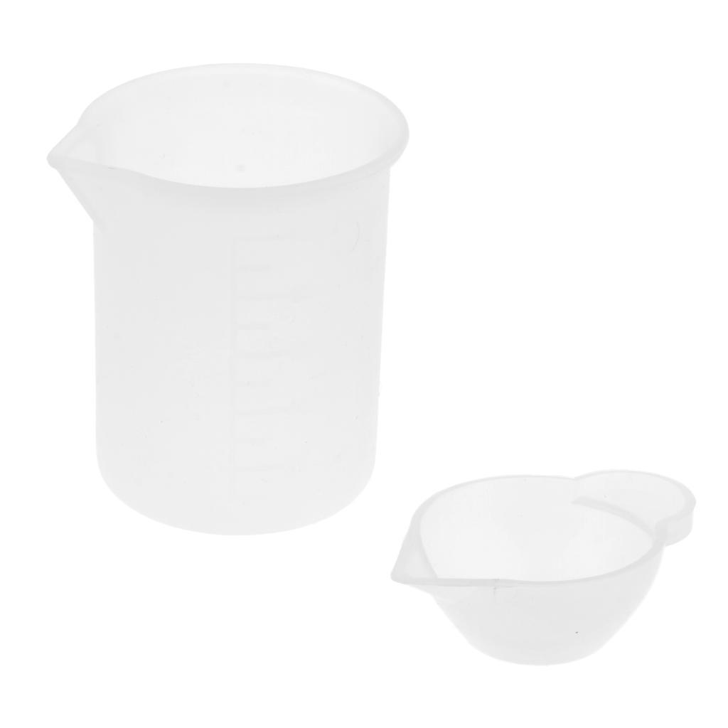 8pcs 100ml Silicone Resin Mixing Cup DIY Epoxy Resin Casting Moulds Tools