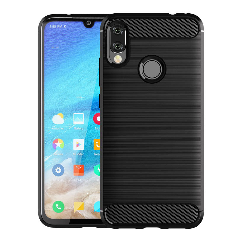 Ốp Lưng Chống Sốc Vân Cabon Cho Điện Thoại Xiaomi Redmi Note 7 Pro