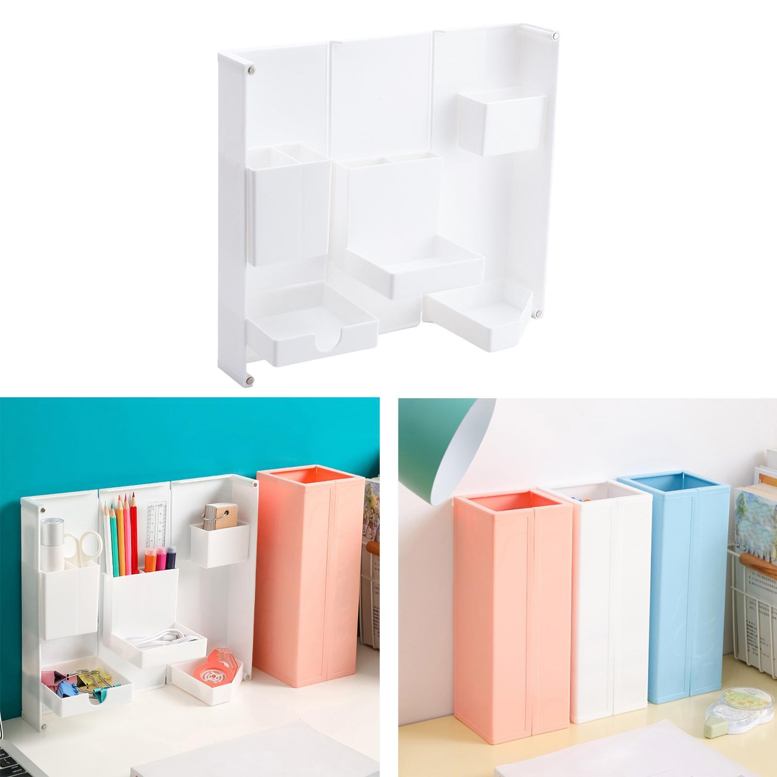 Foldable Pencil Organizer Stationery Container for Office Desktop Home
