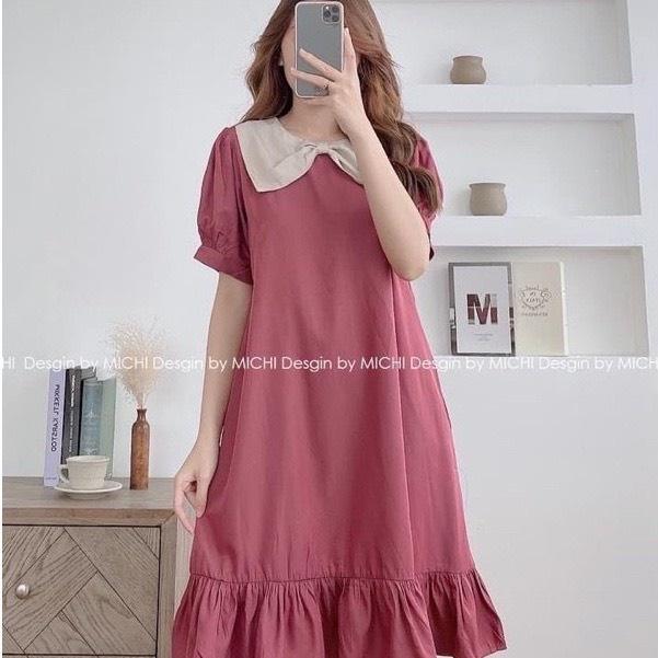 Váy bầu thiết kếchất lụa siêu nhẹ, siêu mát, siêu mềm, mặc không thích hoàn tiềnfree size 43~70kg
