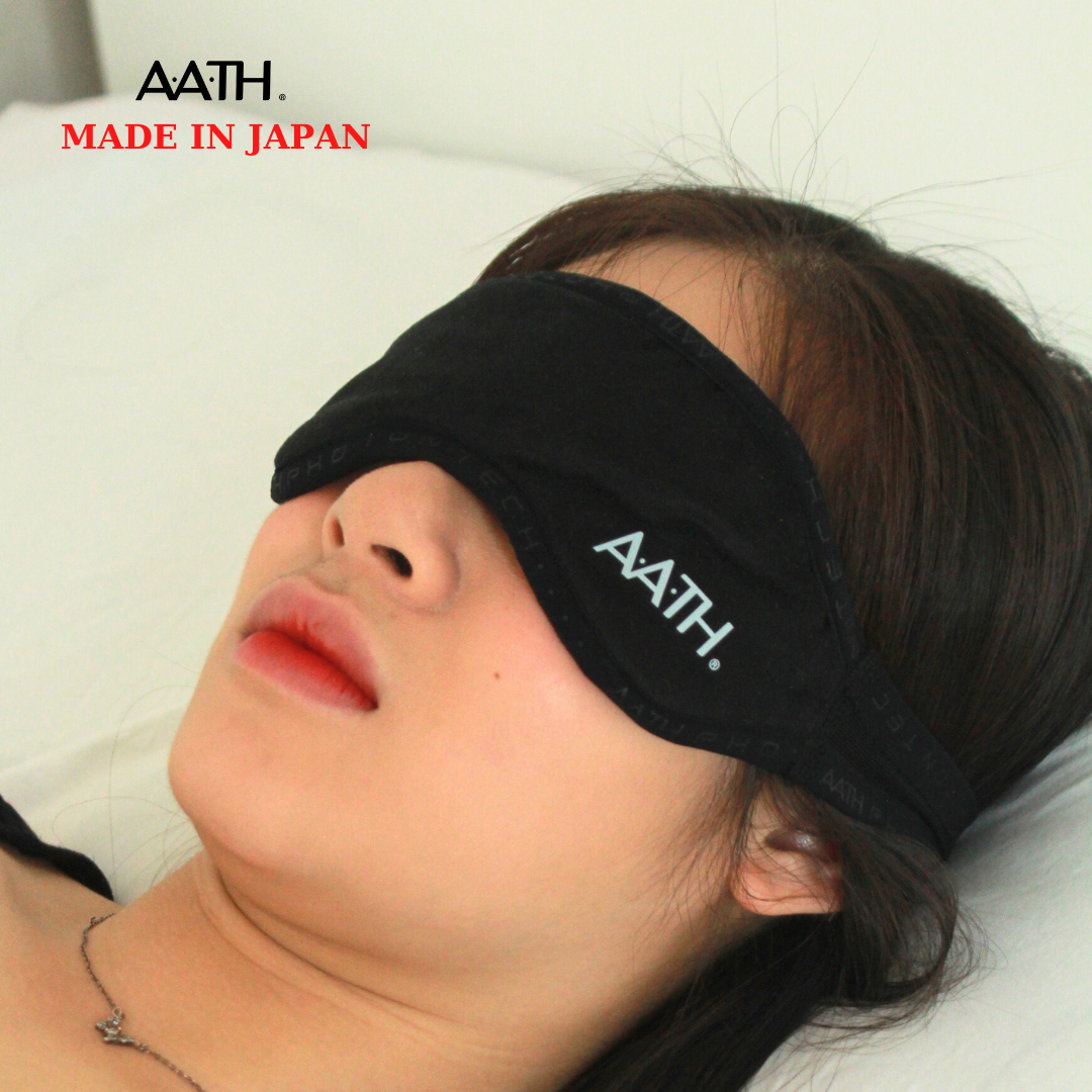 Bịt mắt ngủ cao cấp nano A.A.TH thư giãn mắt, giảm đau nhức mỏi mắt, xuất xứ Nhật Bản