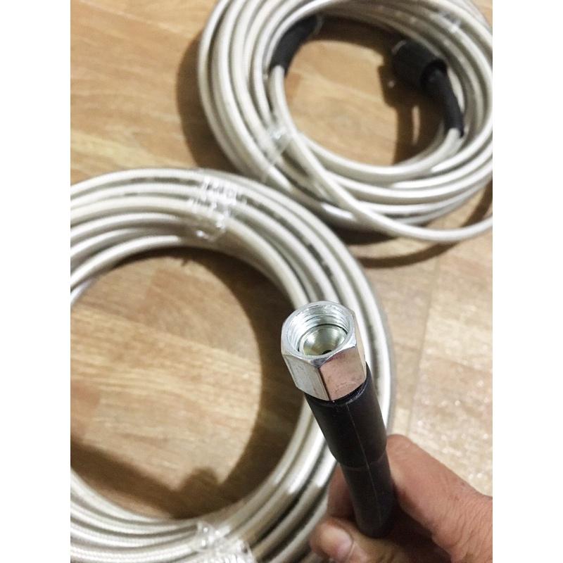 Dây rửa xe 15m Dây rửa xe áp lực cao ren 22